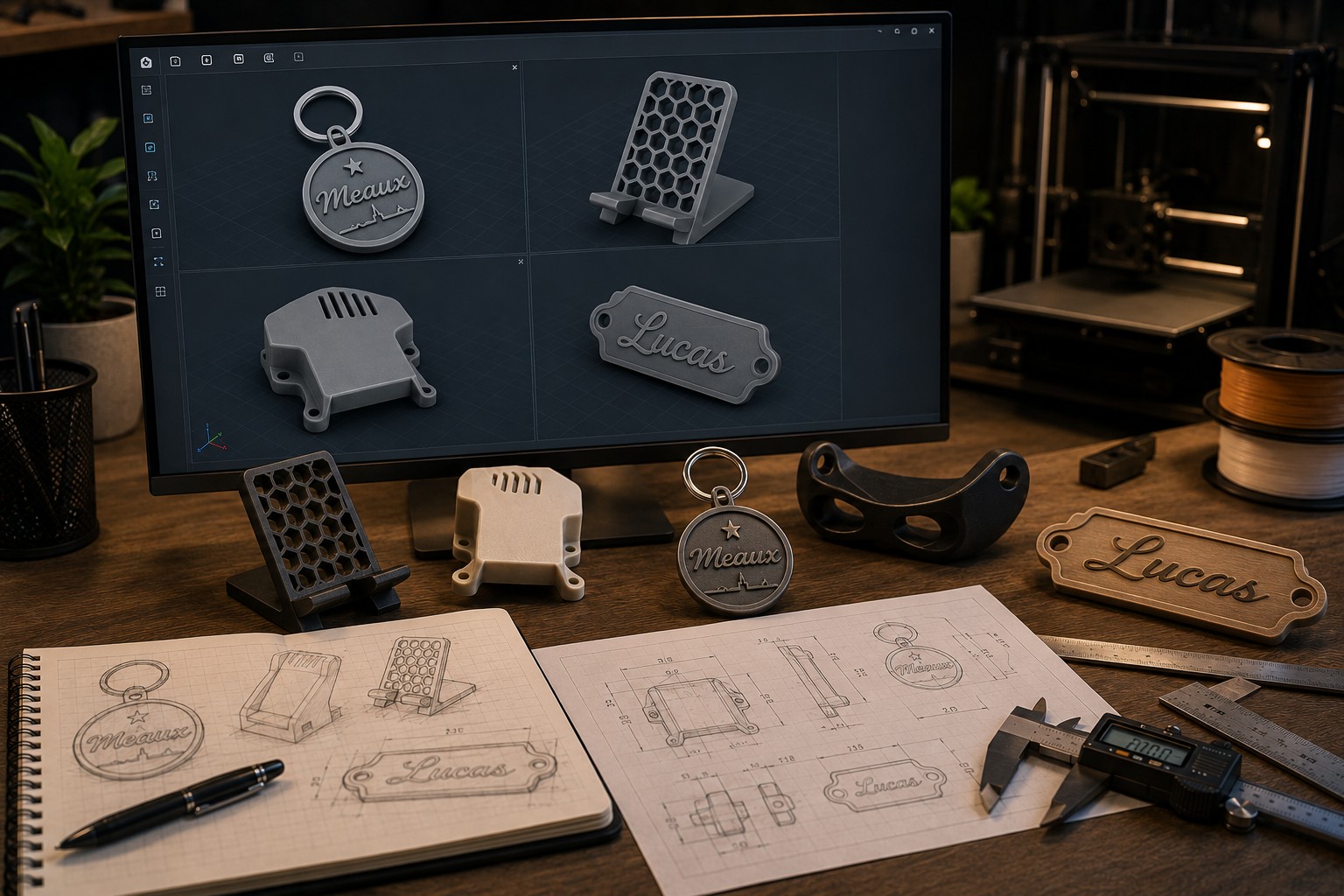 Préparation d’un modèle 3D simple chez BE3Design